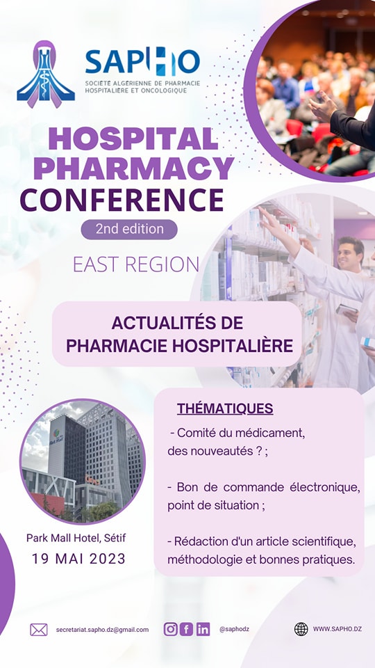 2éme édition du Hospital Pharmacy Conference (SAPHO)